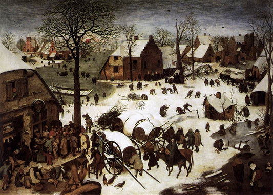 Le recensement du peuple à Bethléem - Pieter Brueghel l'Ancien