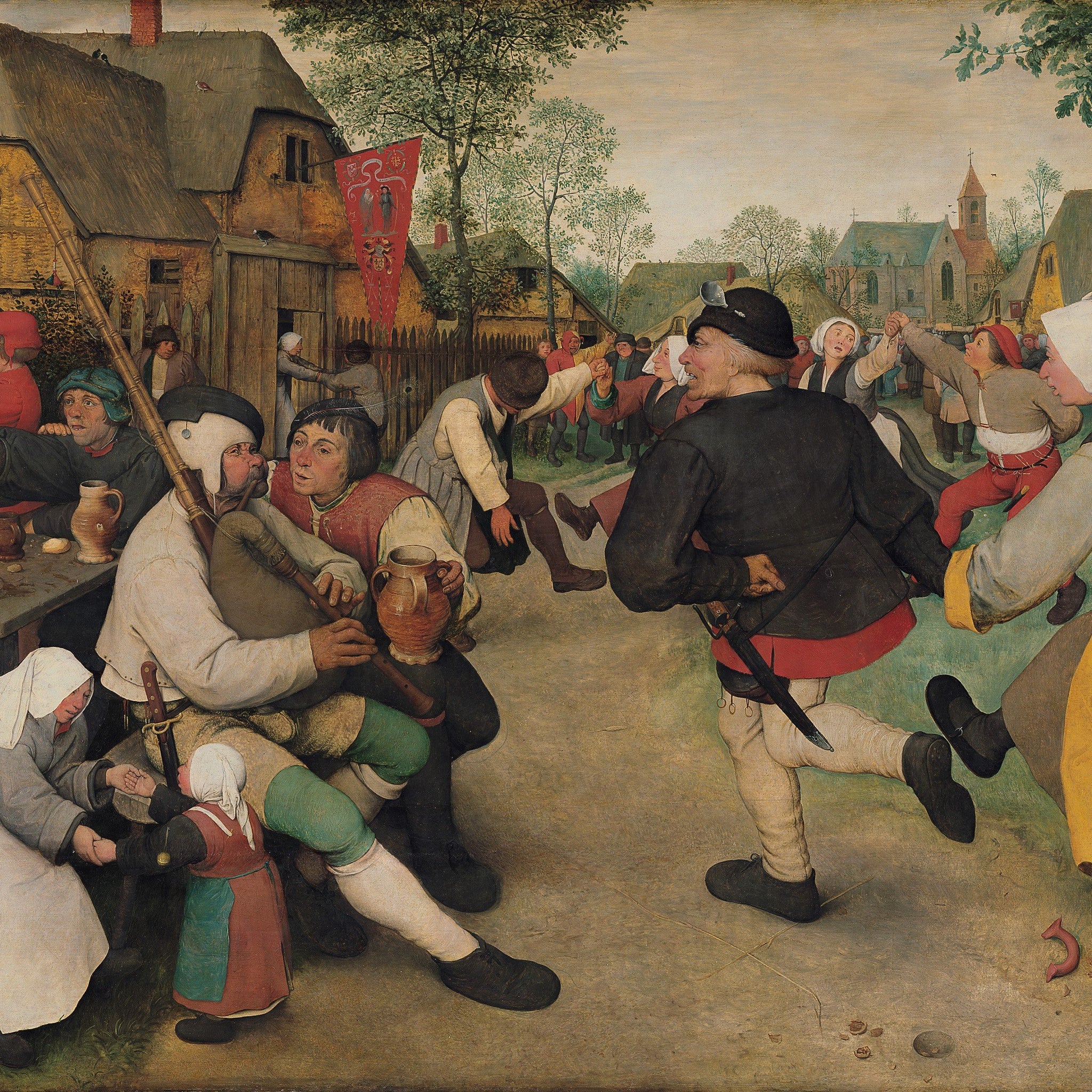 La danse paysanne - Pieter Brueghel l'Ancien