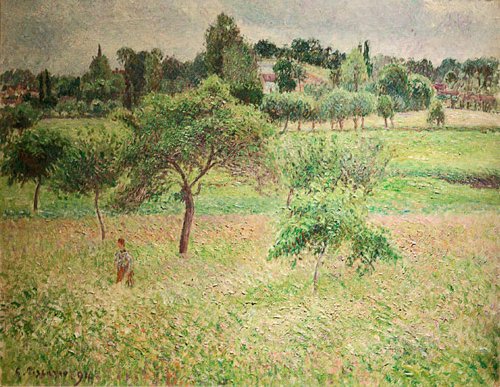 Pommiers à Éragny - Camille Pissarro