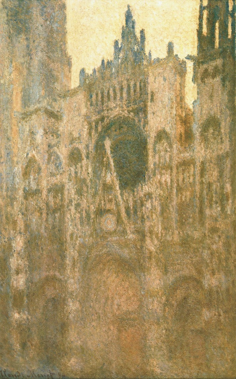 Le Portail, effet de matin (W1353) - Claude Monet