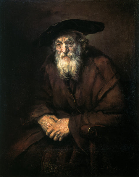 Portrait d'un vieux juif - Rembrandt van Rijn