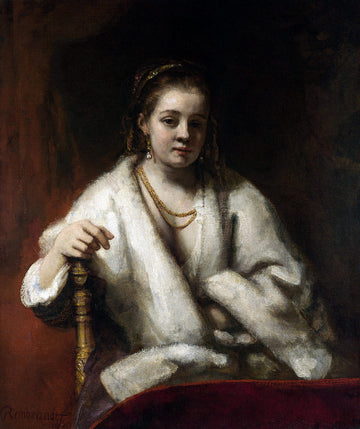 Portrait d'Hendrickje Stoffels - Rembrandt van Rijn