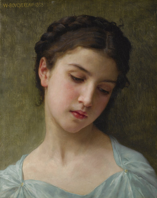 Portrait d'une jeune fille de William Bouguereau