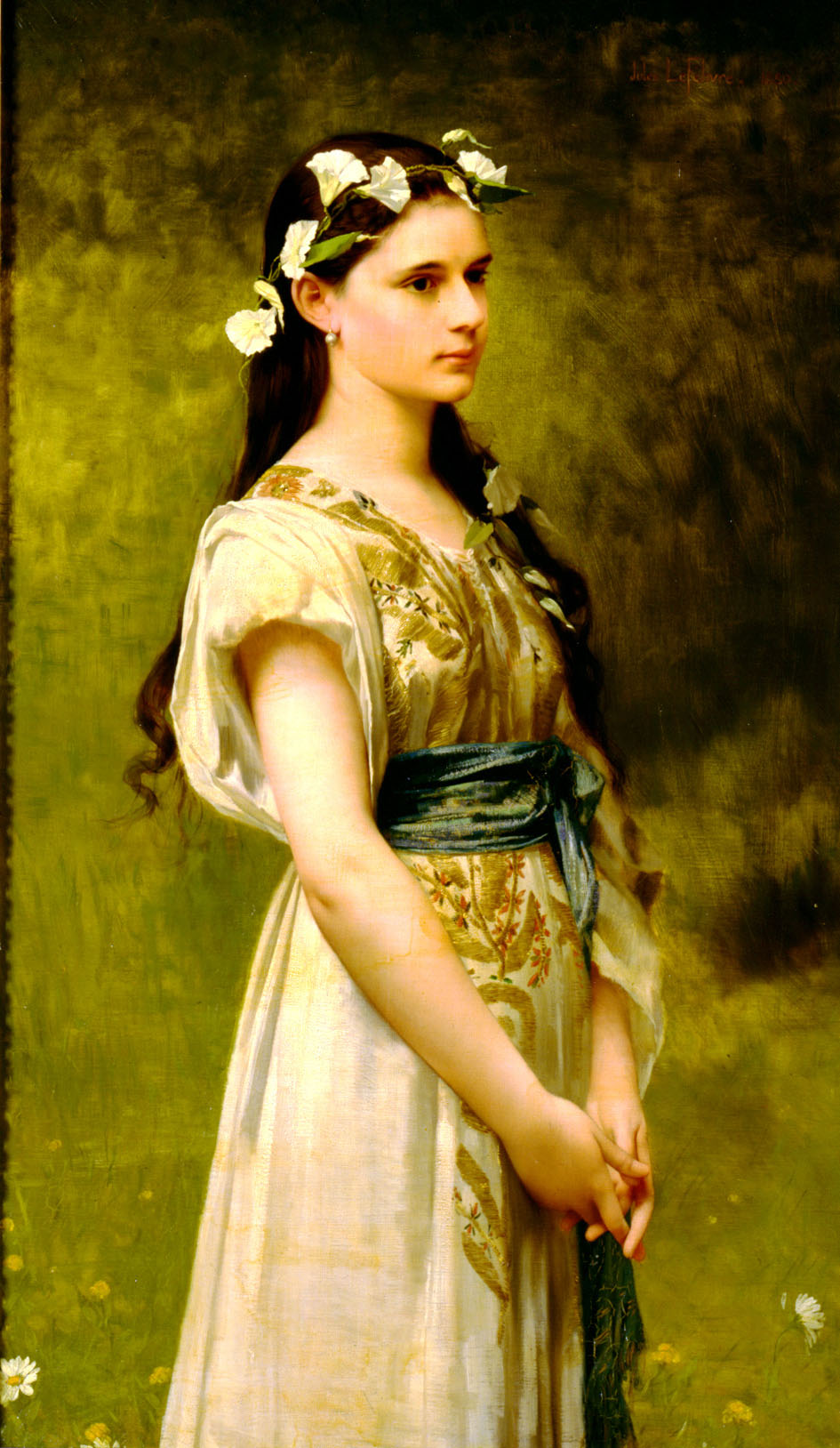 Portrait de Julia Foster Ward - Jules Lefebvre