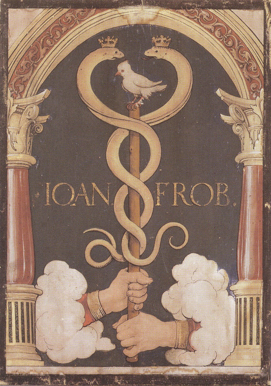 Dispositif d'impression de Johannes Froben - Hans Holbein le Jeune