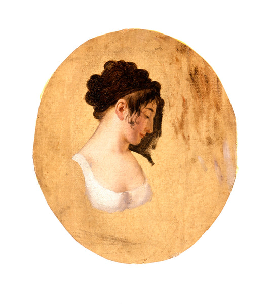 Profil de la tête d'une jeune femme - Louis Boilly