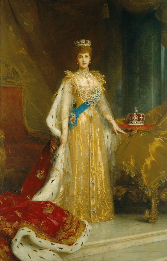 Portrait d'Alexandra du Danemark - Luke Fildes