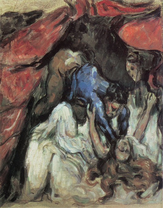La femme étranglée - Paul Cézanne