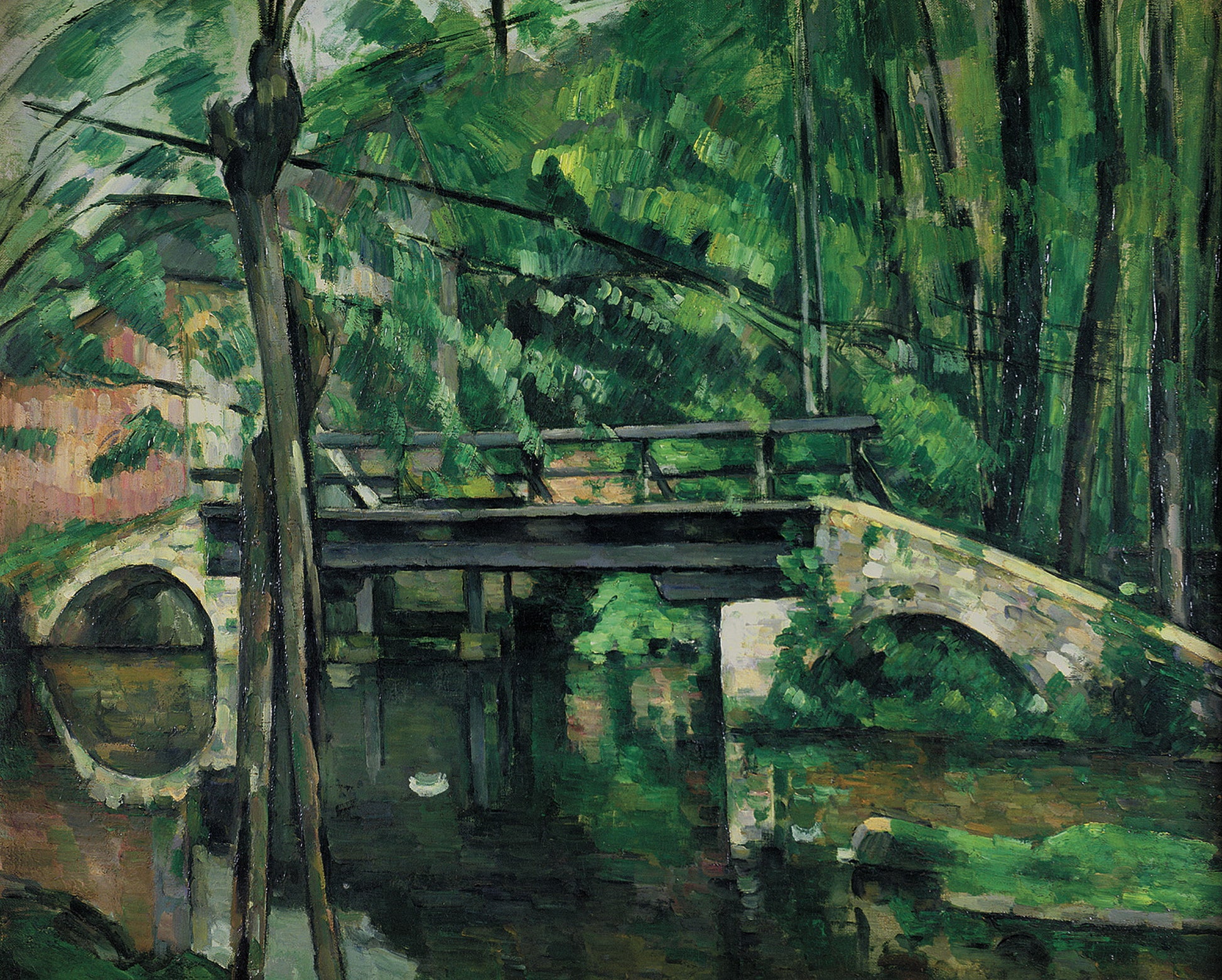 Le pont à Maincy - Paul Cézanne