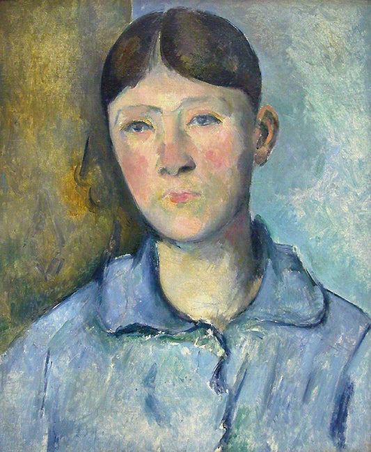 Le portrait de Madame Cezanne de Paul Cézanne