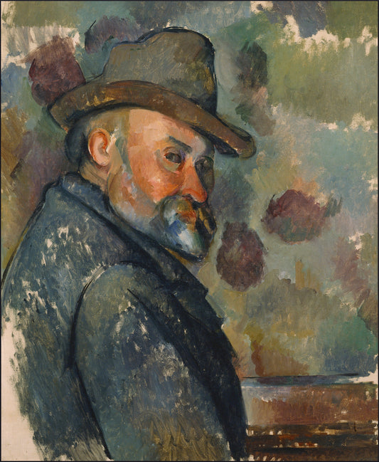 Autoportrait au chapeau - Paul Cézanne