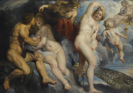 Ixion, roi des Lapithes, trompé par Junon qu'il voulait séduire - Peter Paul Rubens