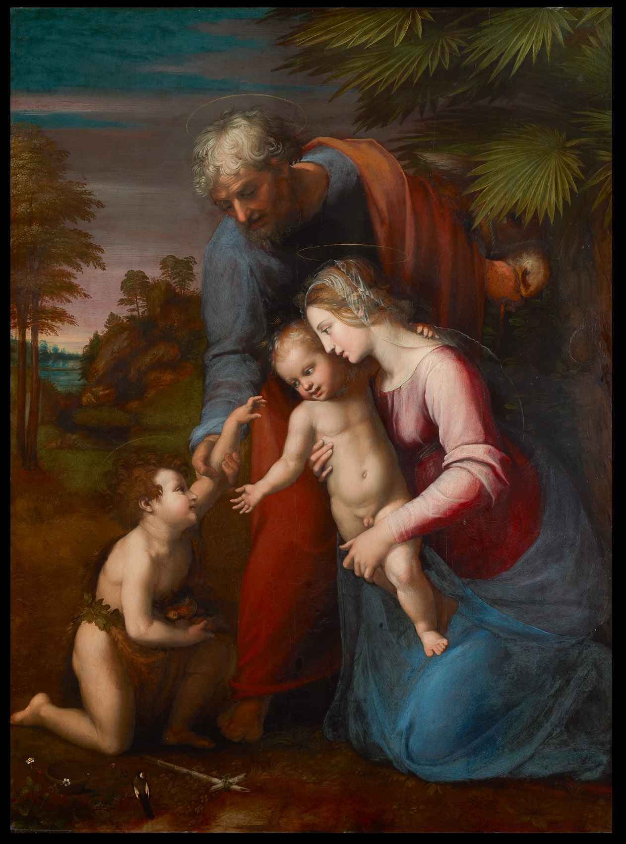 Famille Sainte avec cela petit Jean - Raphaël (peintre)