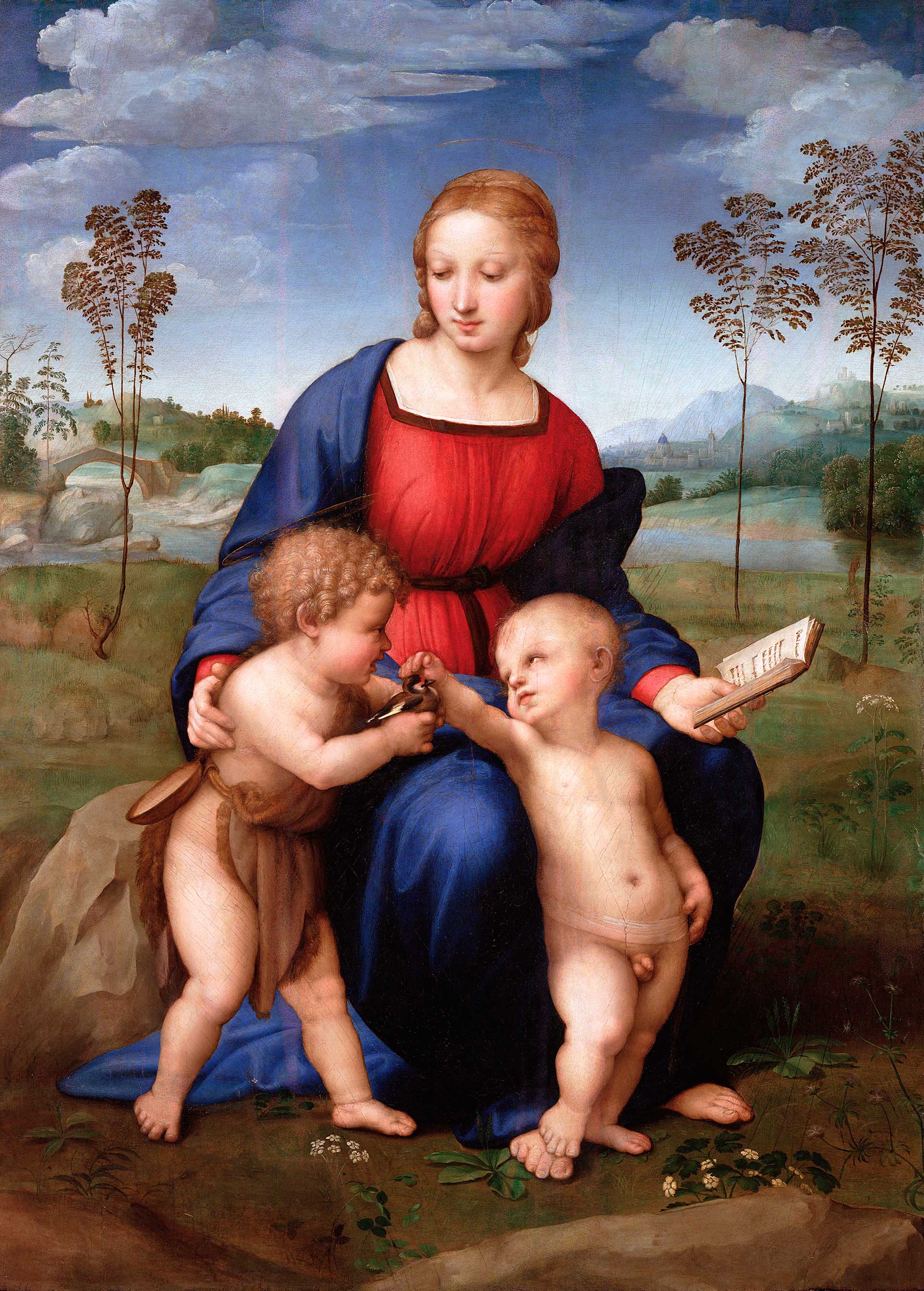 La vierge au chardonneret - Raphaël (peintre)