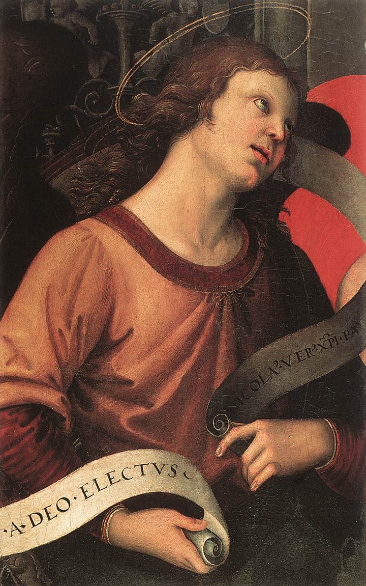 Ange du polyptyque de St. Nicolas de Tolentino - Raphaël (peintre)