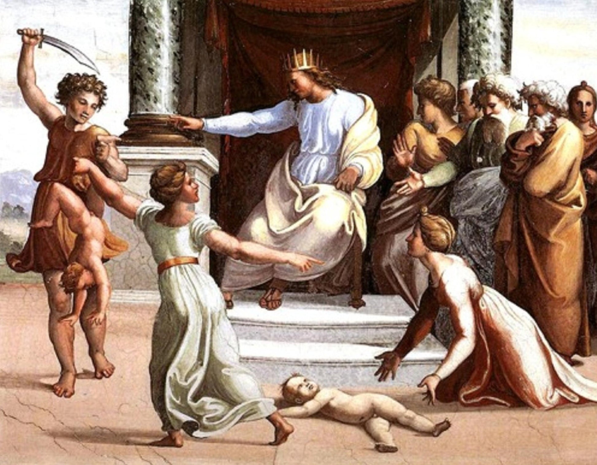 Le jugement Salomos - Raphaël (peintre)