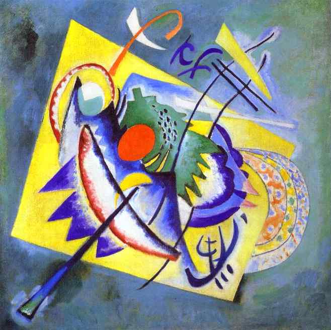 Ovale rouge - Vassily Kandinsky