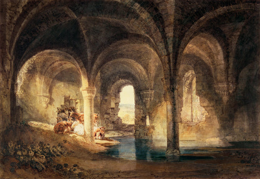 Réfectoire de l'abbaye de Kirkstall - William Turner