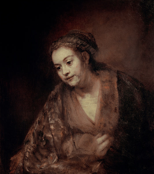 Demi-figure d'une femme - Rembrandt van Rijn