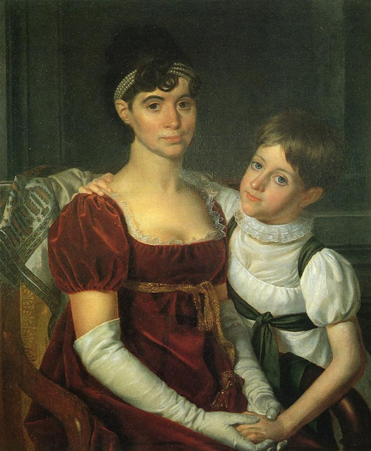 Alida Livingston Armstrong et sa fille - Rembrandt Peale