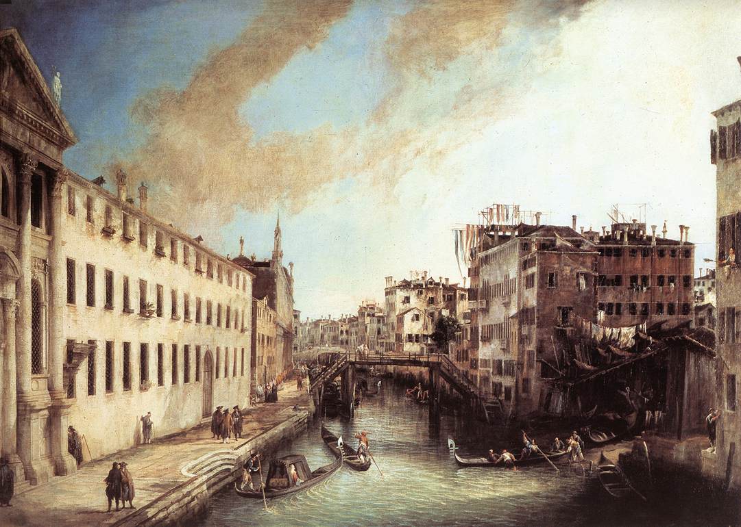 Vue de Venise : Rio dei Mendicanti - Giovanni Antonio Canal
