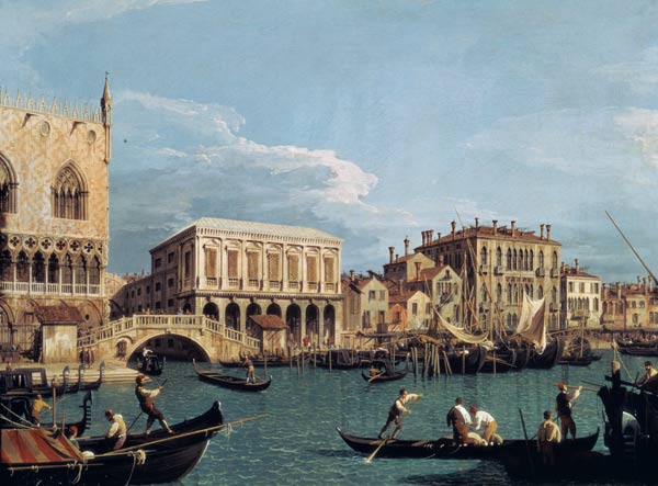 Vue de la Riva degli Schiavoni, Venise - Canal Giovanni Antonio