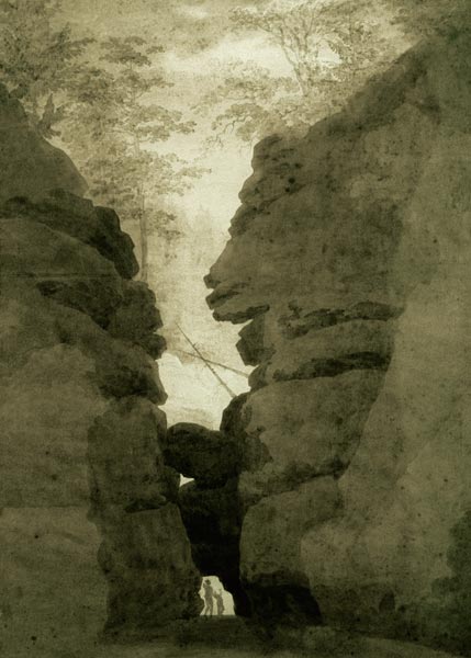 Porte du rocher - Caspar David Friedrich