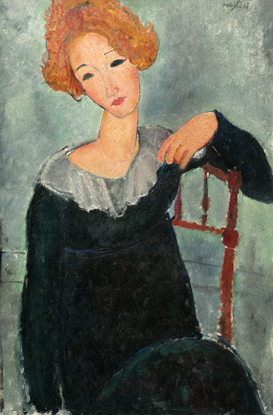Rothaarige Frau - Amadeo Modigliani