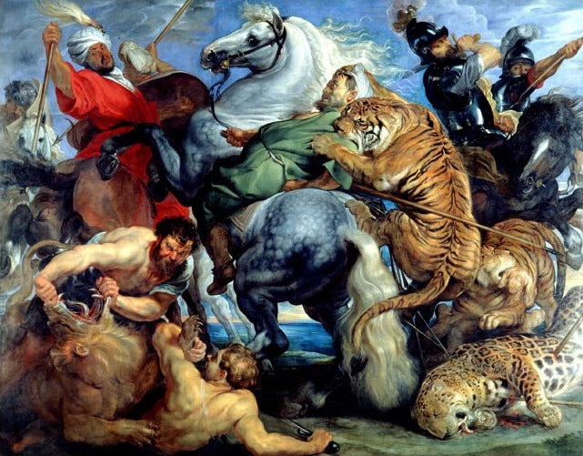 La Chasse au tigre - Peter Paul Rubens