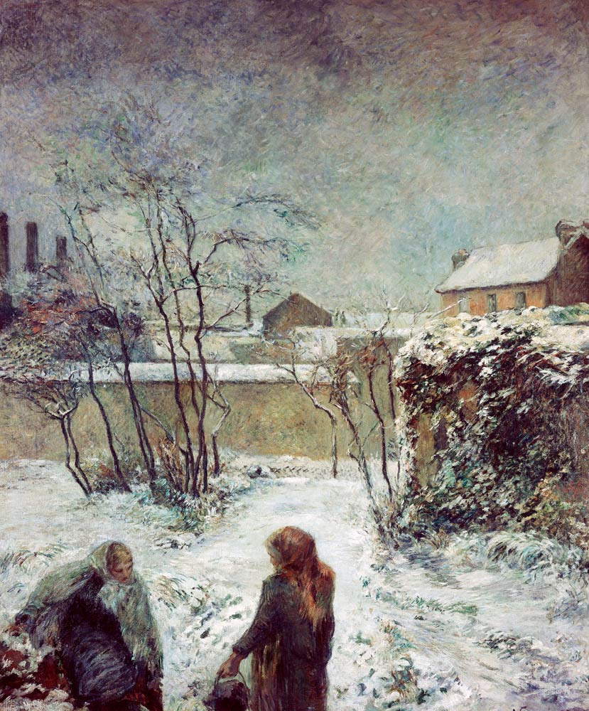 Rue carcel en hiver - Paul Gauguin