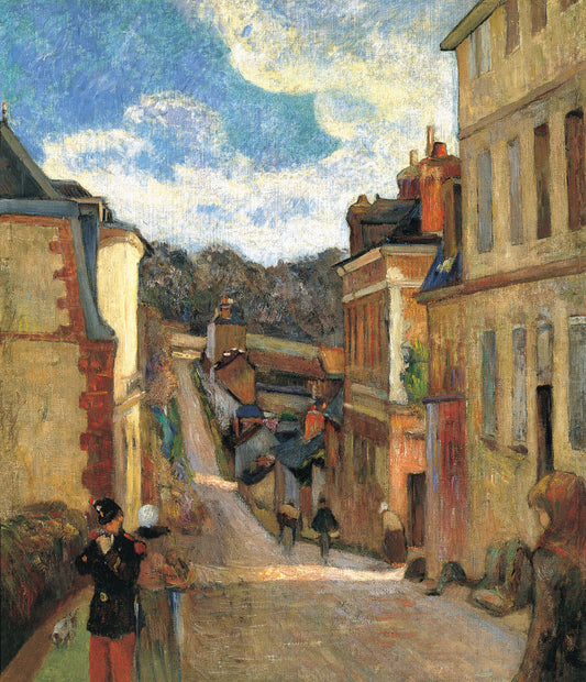 La rue Jouvenet à Rouen - Paul Gauguin