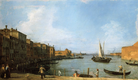 Canal Saint Chiara en regardant vers le nord-ouest depuis la Fondamenta della Croce tonne Lagoon le - Canal Giovanni Antonio