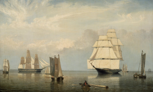 Le port de Salem, 1853 - Fitz Henry Lane