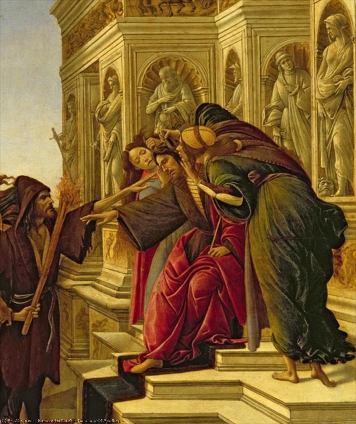 Calomnie d'Apelles, 1497-98 (détail de 209275) - Sandro Botticelli