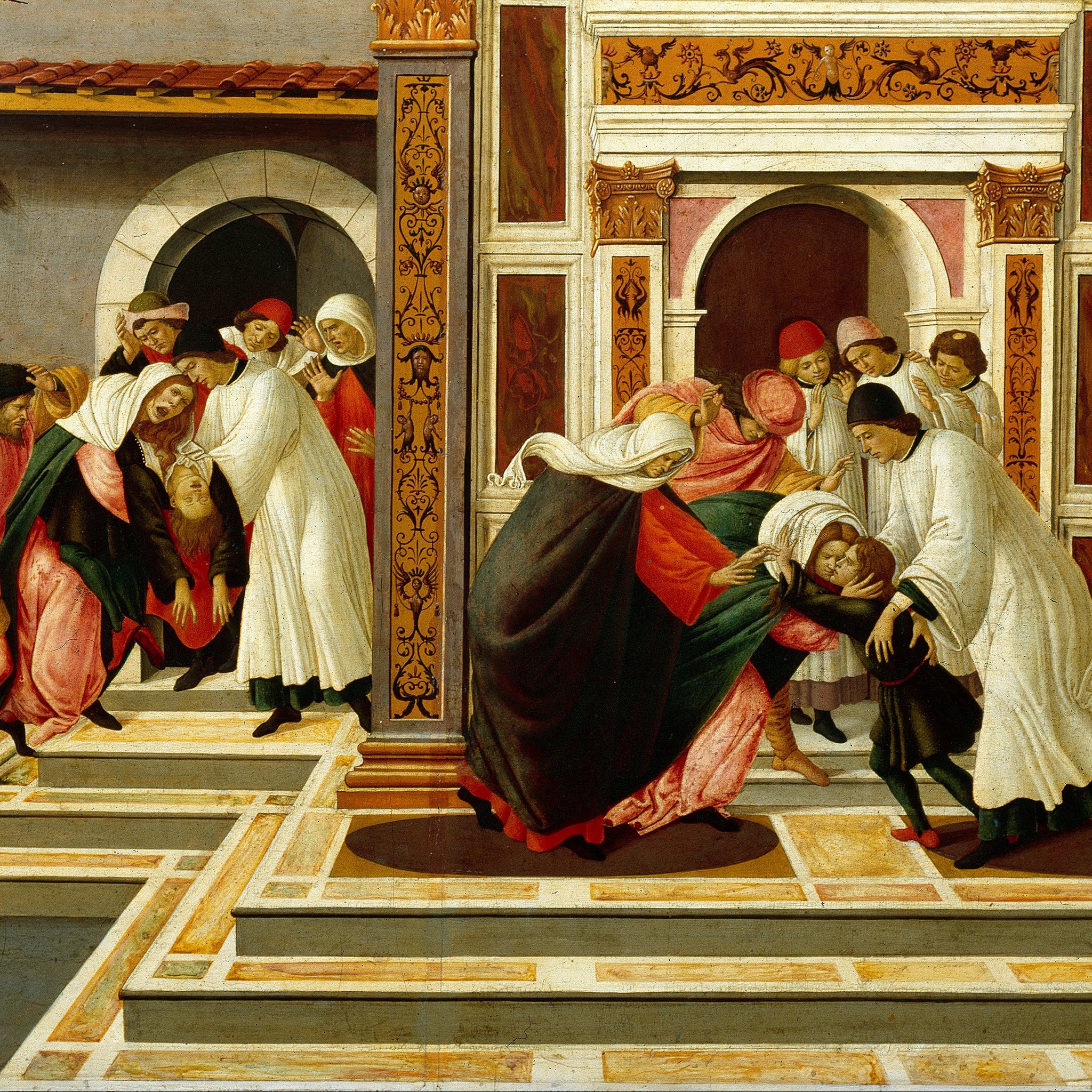 Dernier miracle et mort de saint Zénobe - Sandro Botticelli