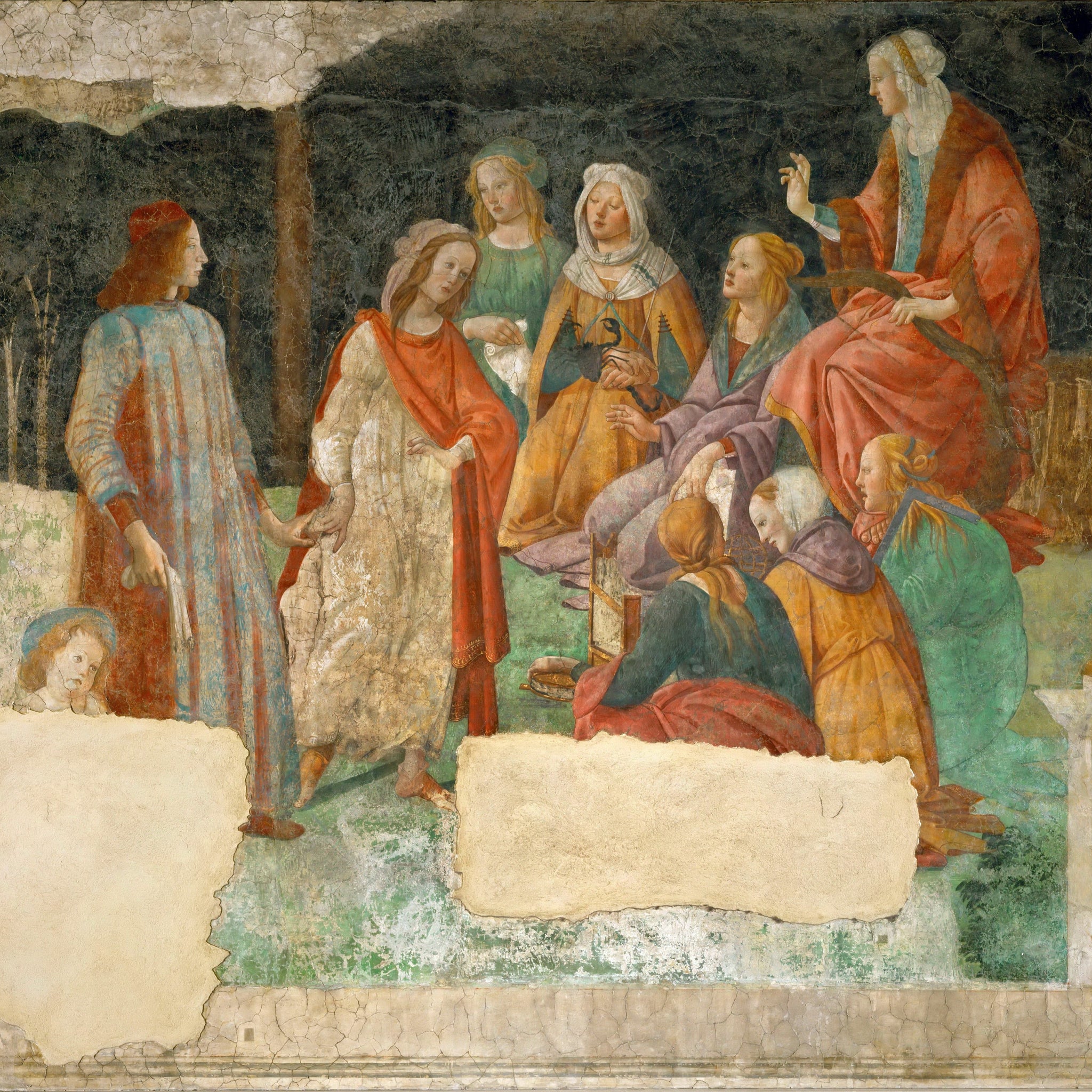 Un giovane che viene introdotto alle sette arti liberali - Sandro Botticelli