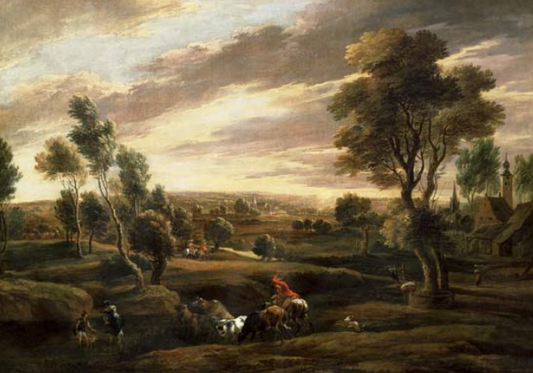 Vaste paysage boisé - Peter Paul Rubens