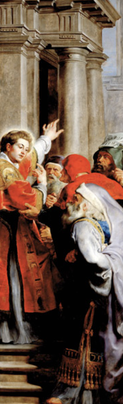 Saint Étienne prêchant, d'après le Triptyque de Saint Étienne - Peter Paul Rubens