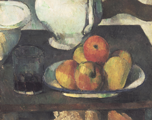 La nature morte avec des pommes - Paul Cézanne