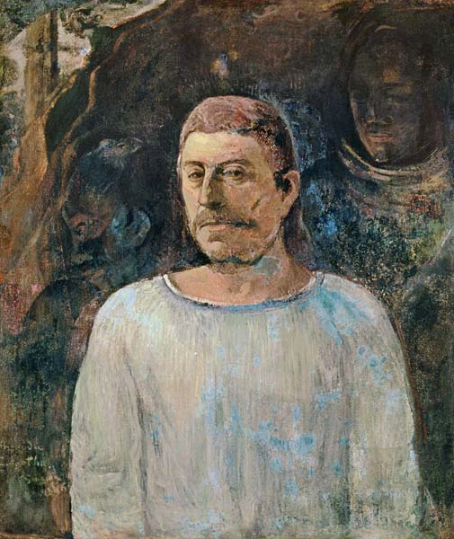 Autoportrait près du Golgotha - Paul Gauguin