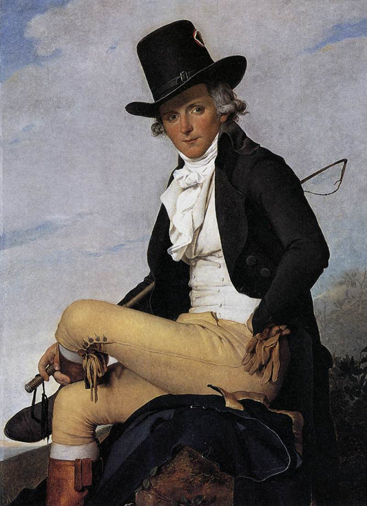 Portrait de pierre seriziat- Jacques-Louis David
