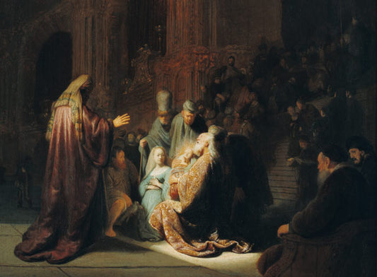 Simeon im Tempel - Rembrandt van Rijn