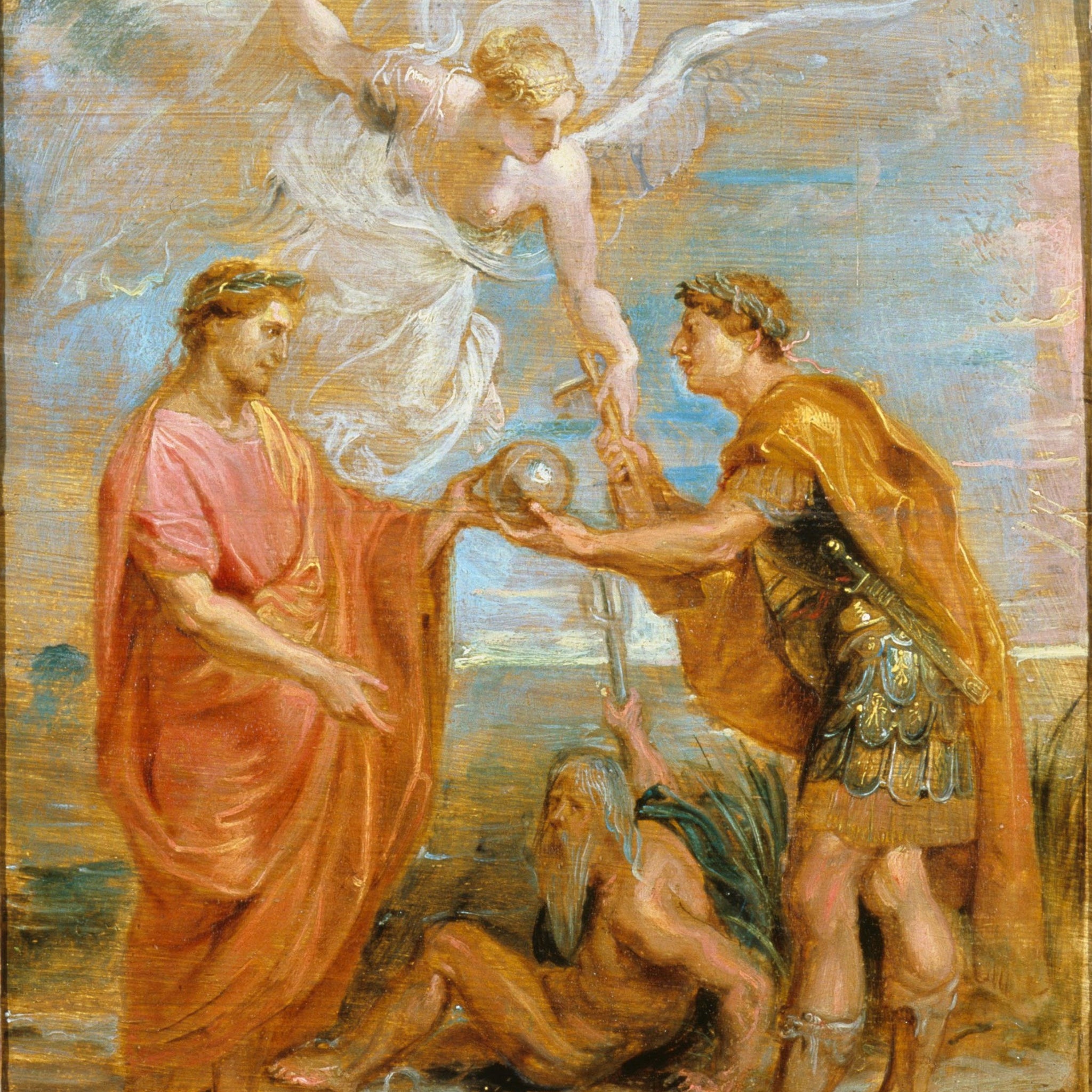 Constance nomme Constantin comme son successeur - Peter Paul Rubens