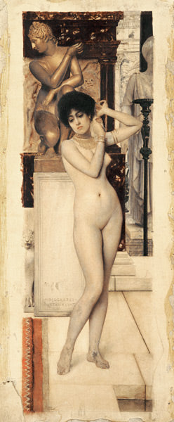 Skigge et Einelstudie pour l'allégorie de la sculpture - Gustav Klimt