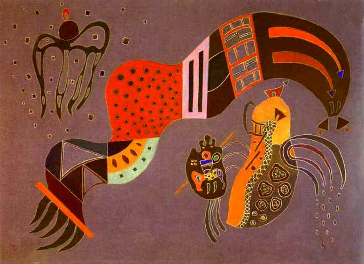 L'Élan tempéré - Vassily Kandinsky