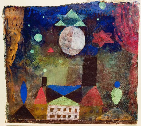 Étoile sur les maisons du mal - Paul Klee