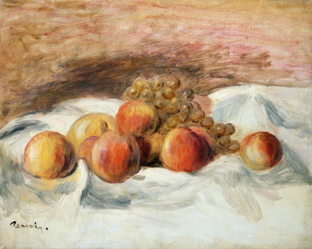 Nature morte avec des pêches - Pierre-Auguste Renoir