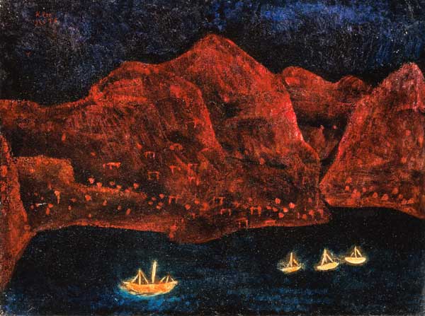 Côte sud le soir, 1925 - Paul Klee