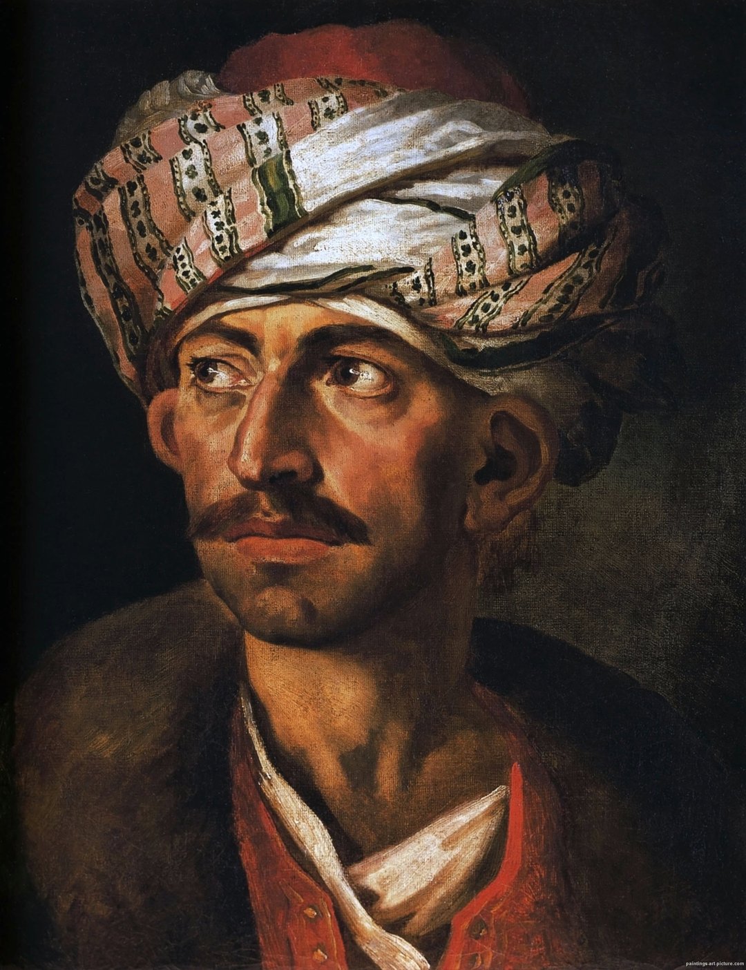 Portrait présumé de Mustapha - Théodore Géricault