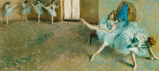 Danseurs avant leur entrée - Edgar Degas